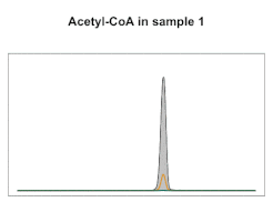 <span>Metabolites were measured by LCMS. Then peaks were automatically detected and integrated by our in-house data processing.</span>