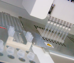 A robust instrumentation infrastructure is in place for standardized and quality controlled sample preparation. This includes a liquid handling stations for automated chromatin immunoprecipitation and library preparation.
