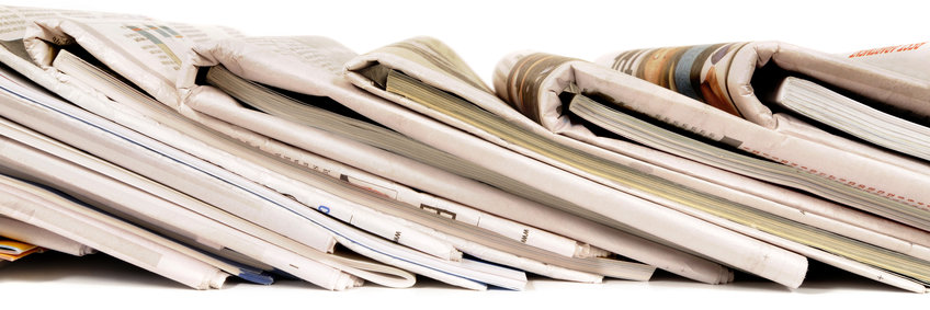 Zeitungsstapel - Das MPI-IE in der Presse und den Medien