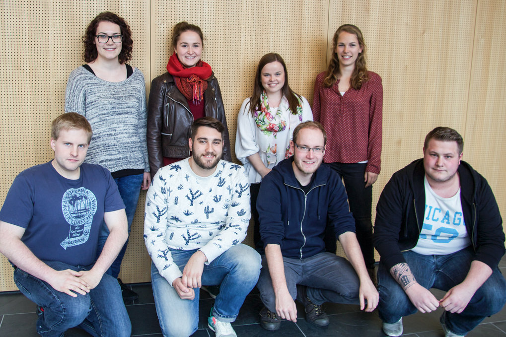 © MPI-IE Auszubildende und die Jugend- und Auszubildendenvertretung (JAV) des MPI-IE