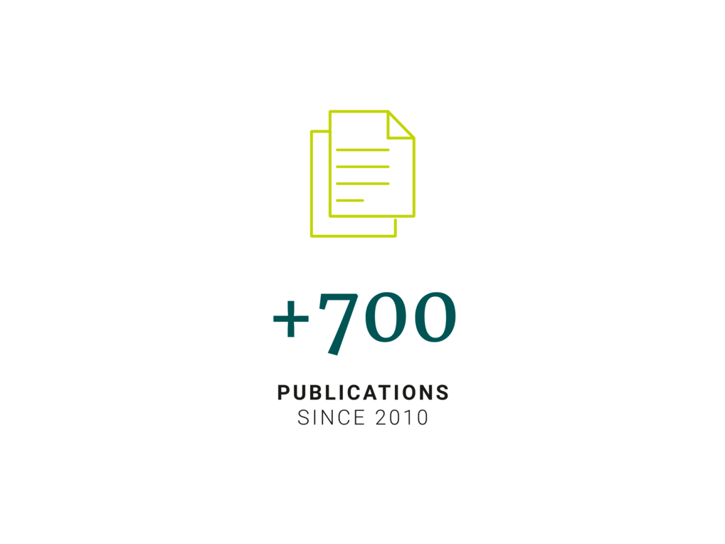 Over 700 Publications since 2010