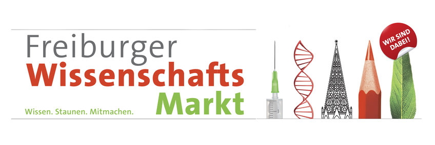 Freiburger Wissenschaftsmarkt Banner - Wissenschaftsmarkt