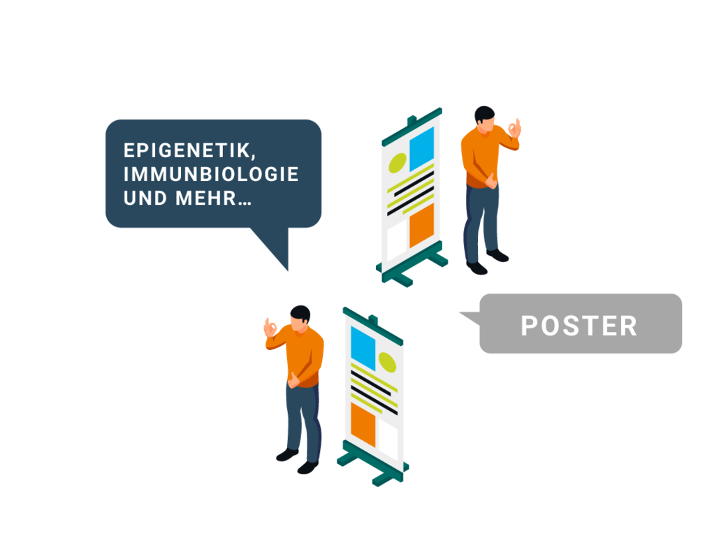 Poster: Wissenschaft des MPI für Immunbiologie und Epigenetik erklärt