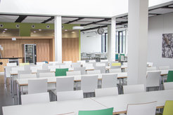 Unsere Kantine. Weitere Bilder in der Galerie.